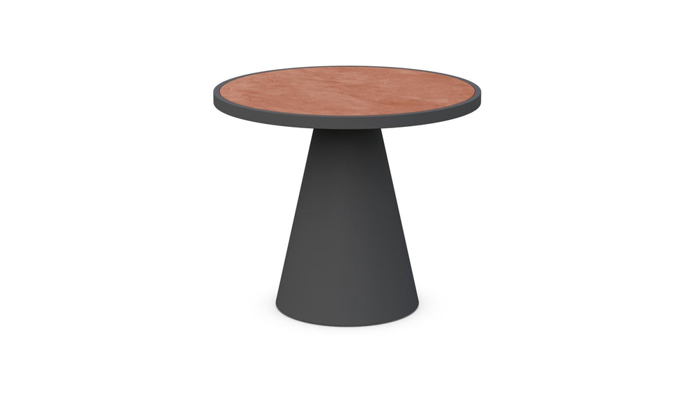 Leon | Dining Table Charcoal - Dekton Top Dining Tables Azzurro Living