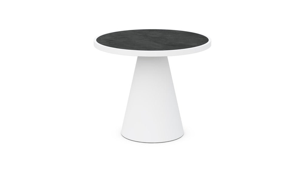 Leon | Dining Table White - Dekton Top Dining Tables Azzurro Living