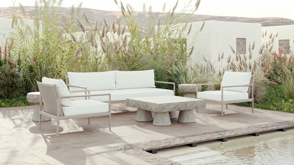 Madeira | 3 Seat Sofa Ivory Sofas / Loveseats Azzurro Living