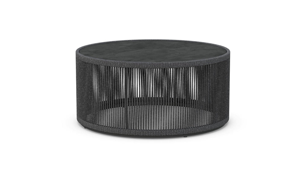 Malta Round Coffee Table Pebble - Micron Dekton Top Coffee Tables Azzurro Living