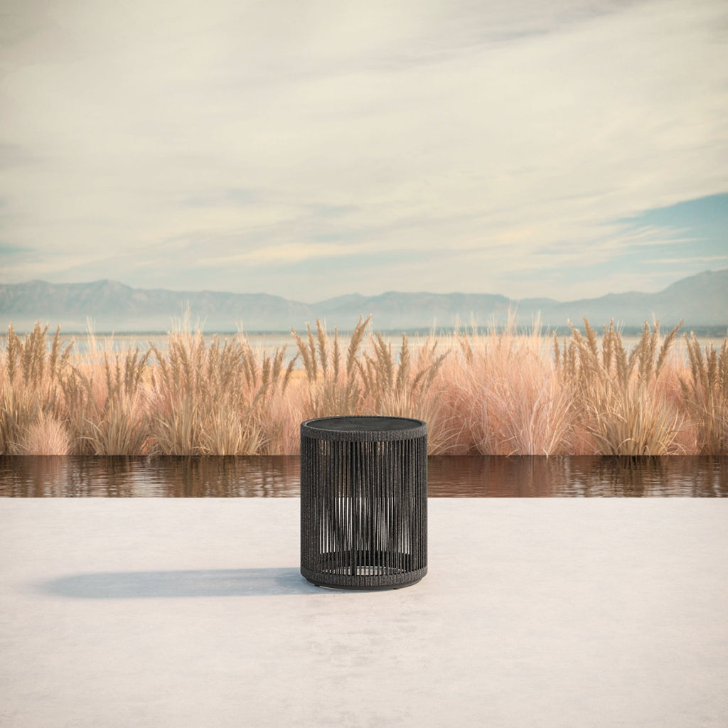 Malta Side Table Pebble - Micron Dekton Top Side Tables Azzurro Living