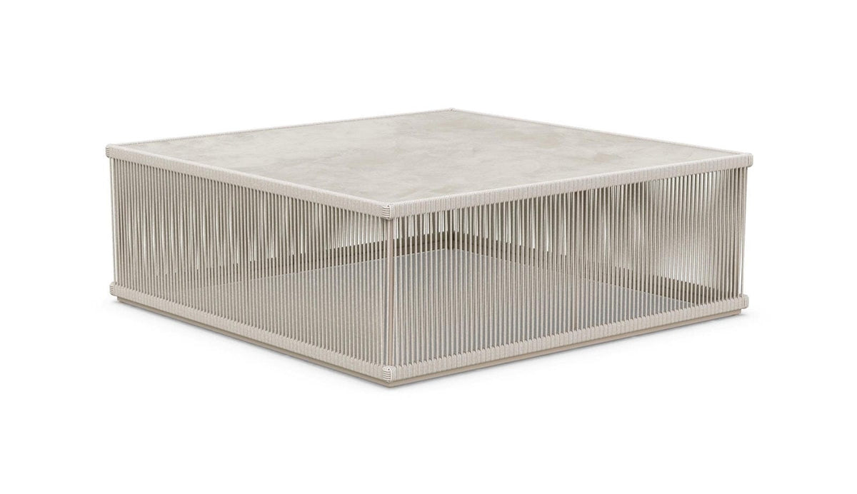 Malta Square Coffee Table Birch - Albarium Dekton Top Coffee Tables Azzurro Living