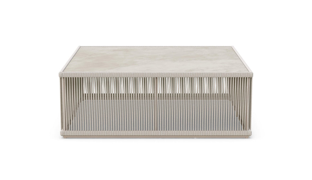 Malta Square Coffee Table Birch - Albarium Dekton Top Coffee Tables Azzurro Living