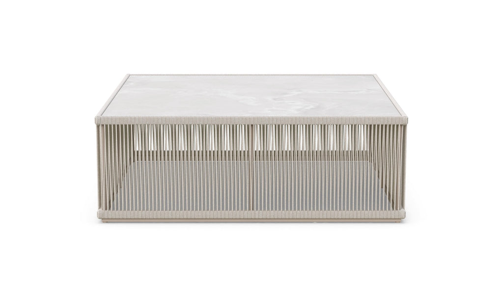 Malta Square Coffee Table Birch - Helena Dekton Top Coffee Tables Azzurro Living