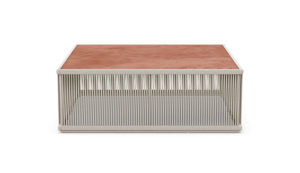 Malta Square Coffee Table Birch - Umber Dekton Top Coffee Tables Azzurro Living