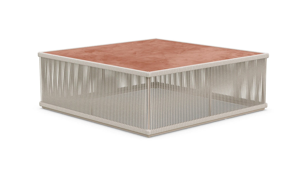 Malta Square Coffee Table Birch - Umber Dekton Top Coffee Tables Azzurro Living