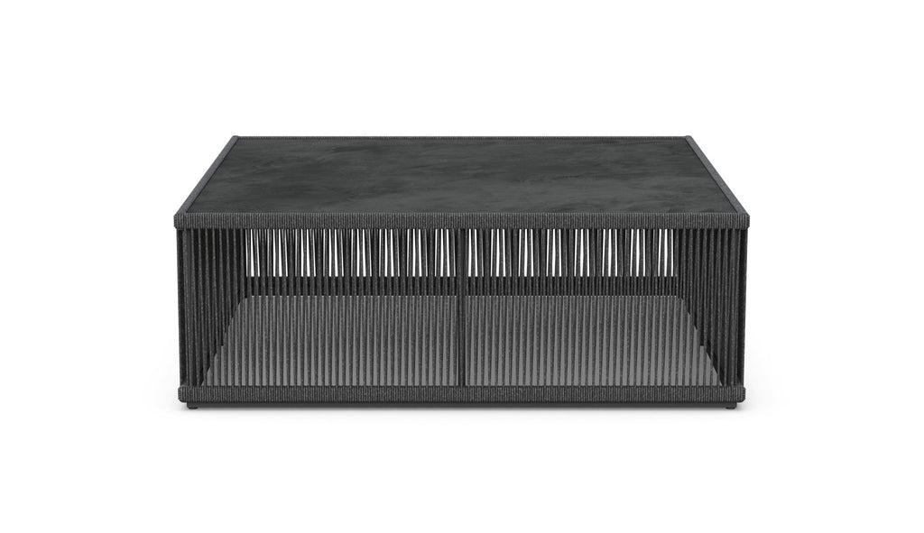 Malta Square Coffee Table Pebble - Micron Dekton Top Coffee Tables Azzurro Living