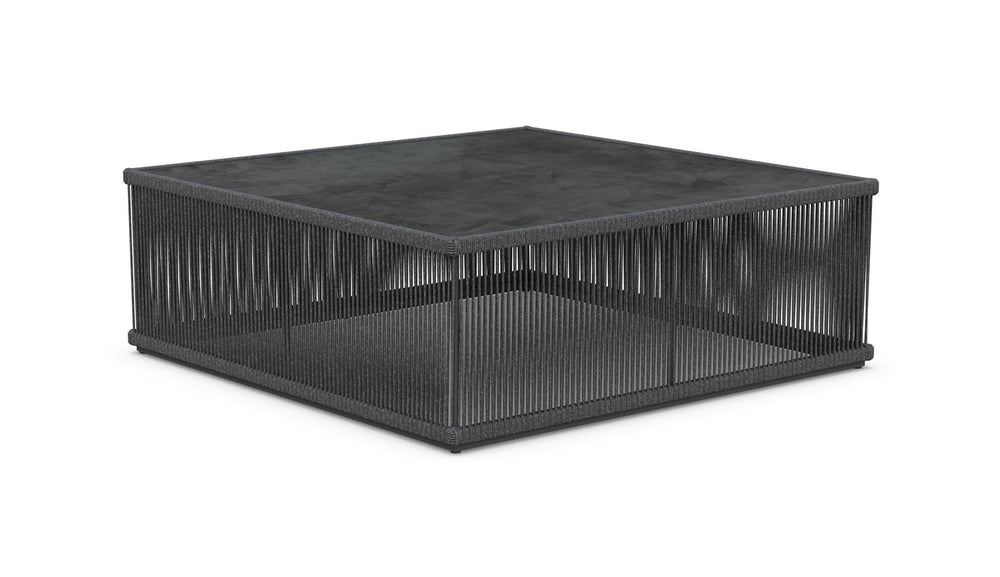 Malta Square Coffee Table Pebble - Micron Dekton Top Coffee Tables Azzurro Living