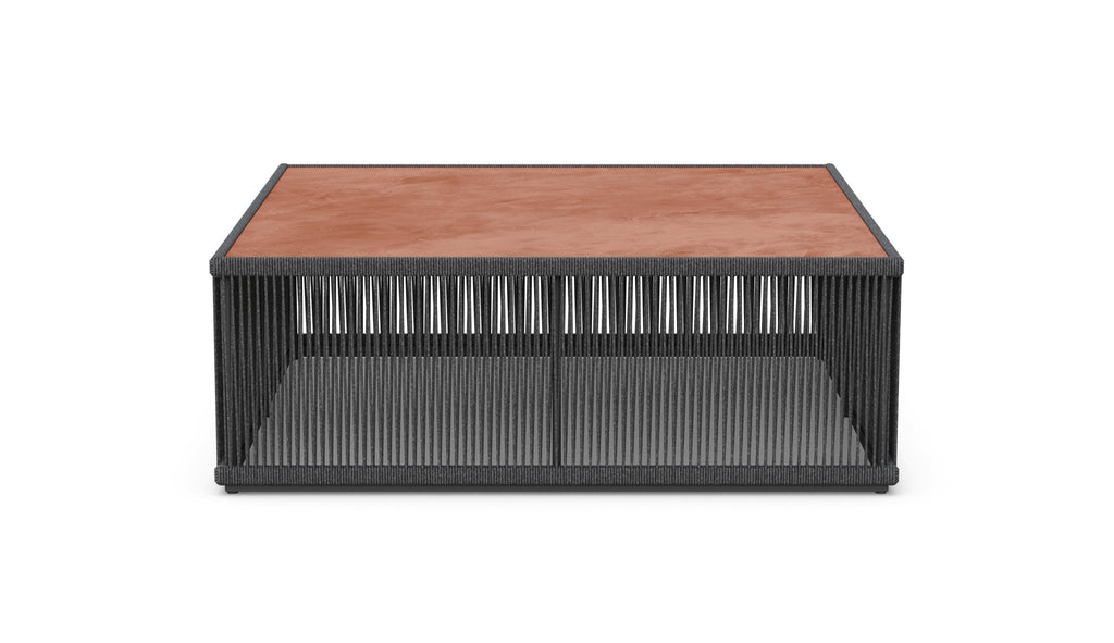 Malta Square Coffee Table Pebble - Umber Dekton Top Coffee Tables Azzurro Living