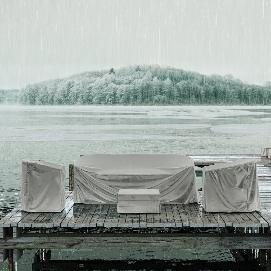 Outdoor Cover Athens 96" Oval Dining Table - Azzurro LivingAzzurro Living