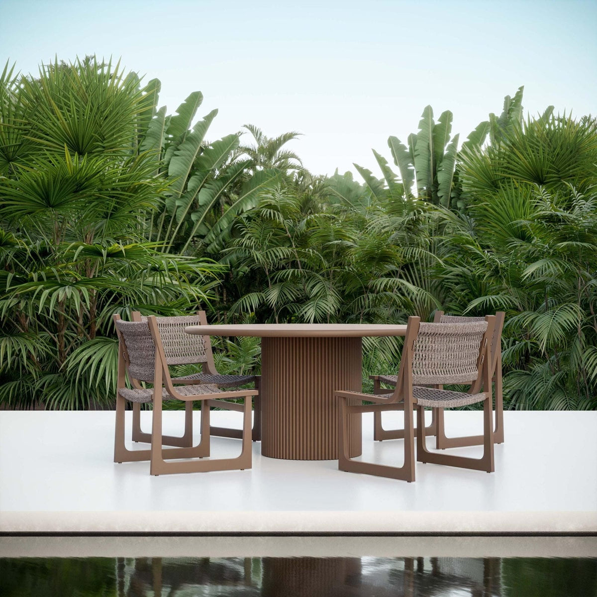 Palma | 60" Dining Table -Bronze Dining Tables Azzurro Living
