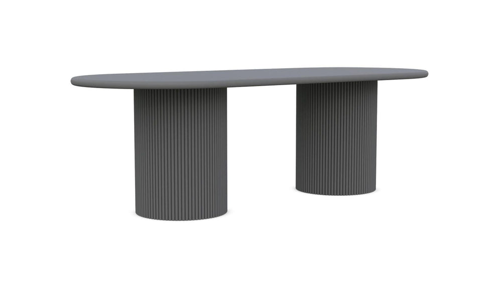 Palma | 96" Dining Table - Charcoal - Azzurro LivingAzzurro Living