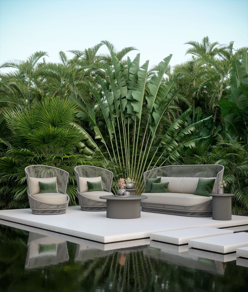 Palma | Swivel Club Chair - Mocha Club Chairs - Swivel Azzurro Living