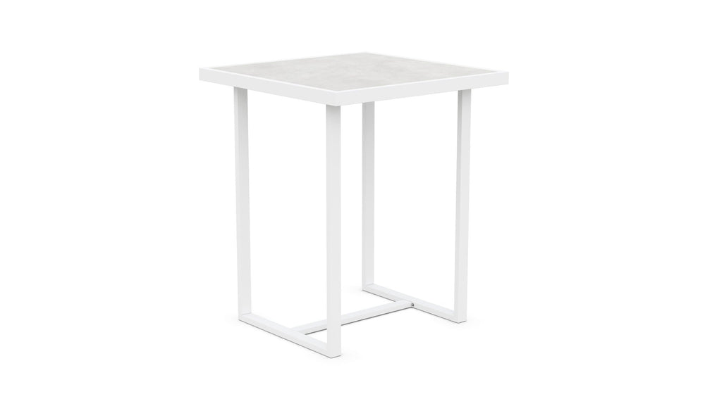 Pavia | 35" Bar Table - White - Dekton Top - Azzurro LivingAzzurro Living
