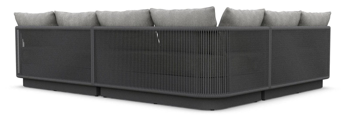 Porto Sectional Sofa - Charcoal Sectionals Azzurro Living
