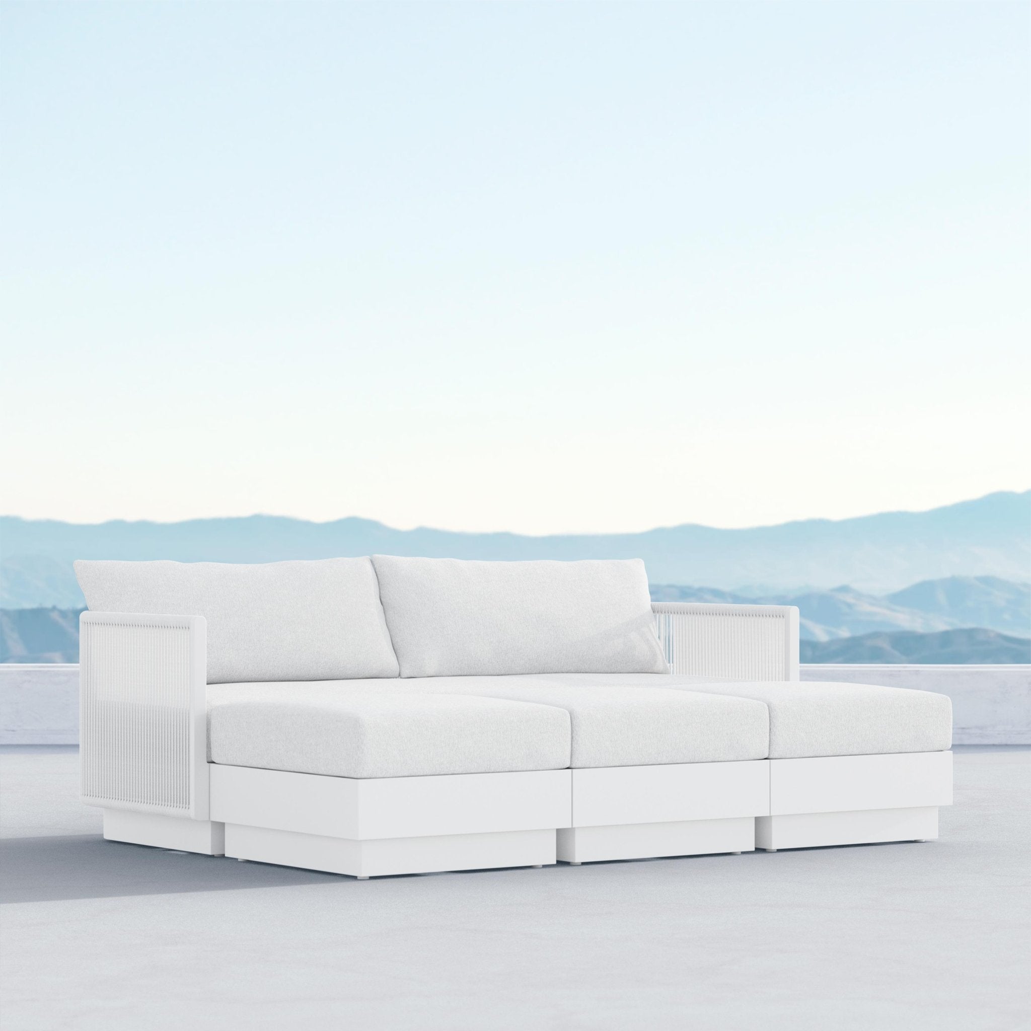 Porto Sectional - White - Build Your Own - Azzurro LivingAzzurro Living