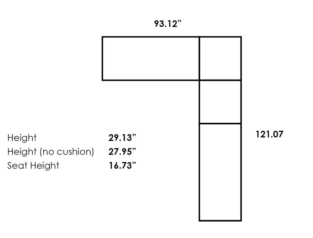 Sicily | Sectional Sofa 4pc Sectionals Azzurro Living