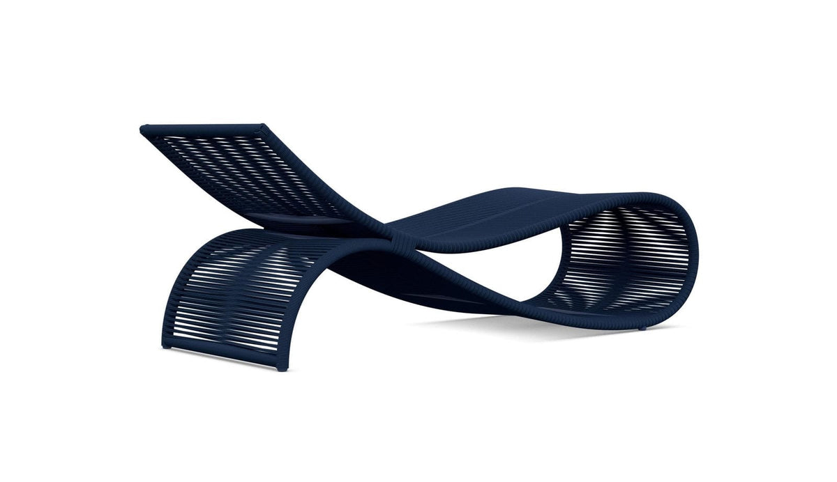 Wave | Chaise Lounge - Midnight Blue Lounge Chairs Azzurro Living