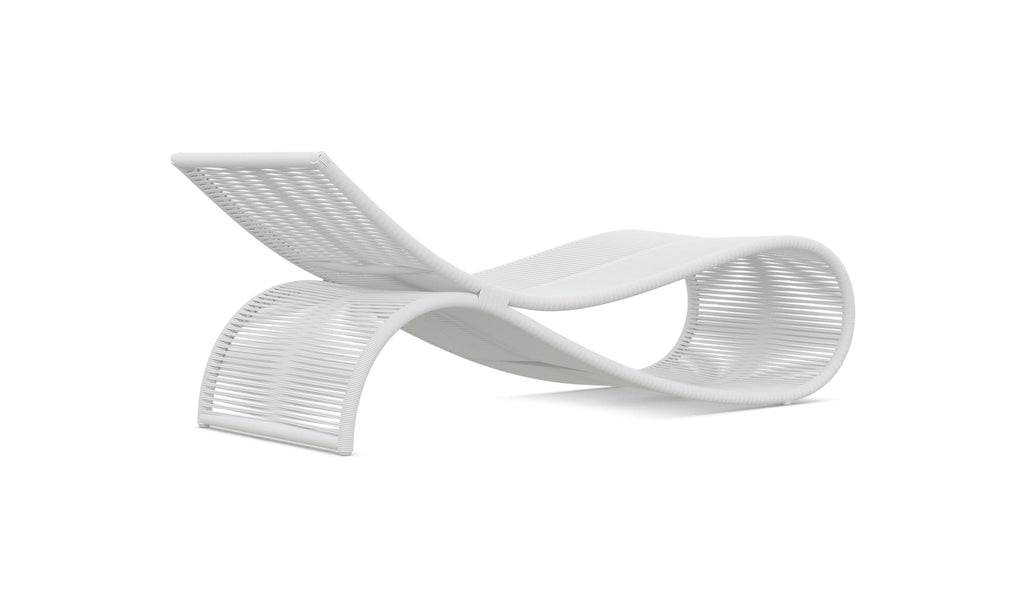 Wave Chaise Lounge White Mist - Azzurro LivingAzzurro Living