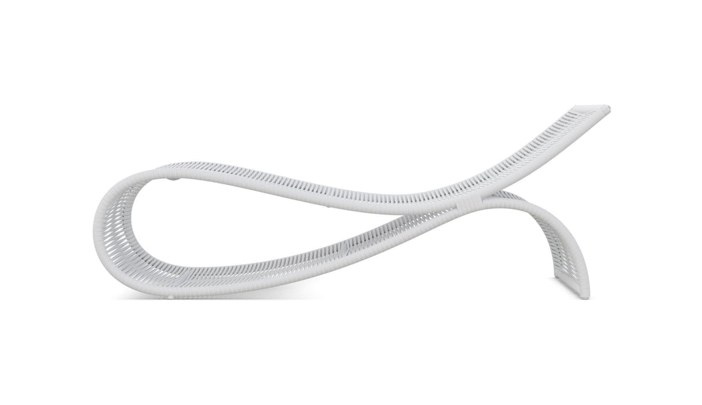 Wave Chaise Lounge White Mist - Azzurro LivingAzzurro Living