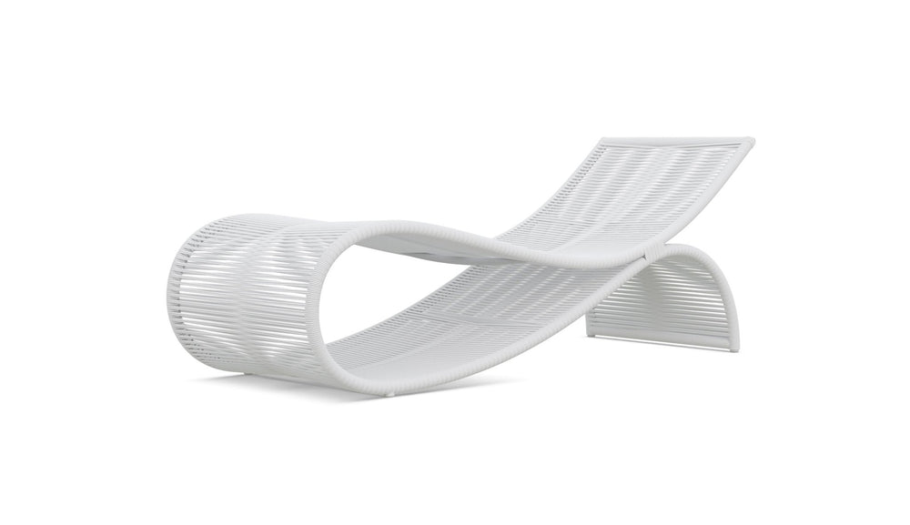 Wave Chaise Lounge White Mist - Azzurro LivingAzzurro Living