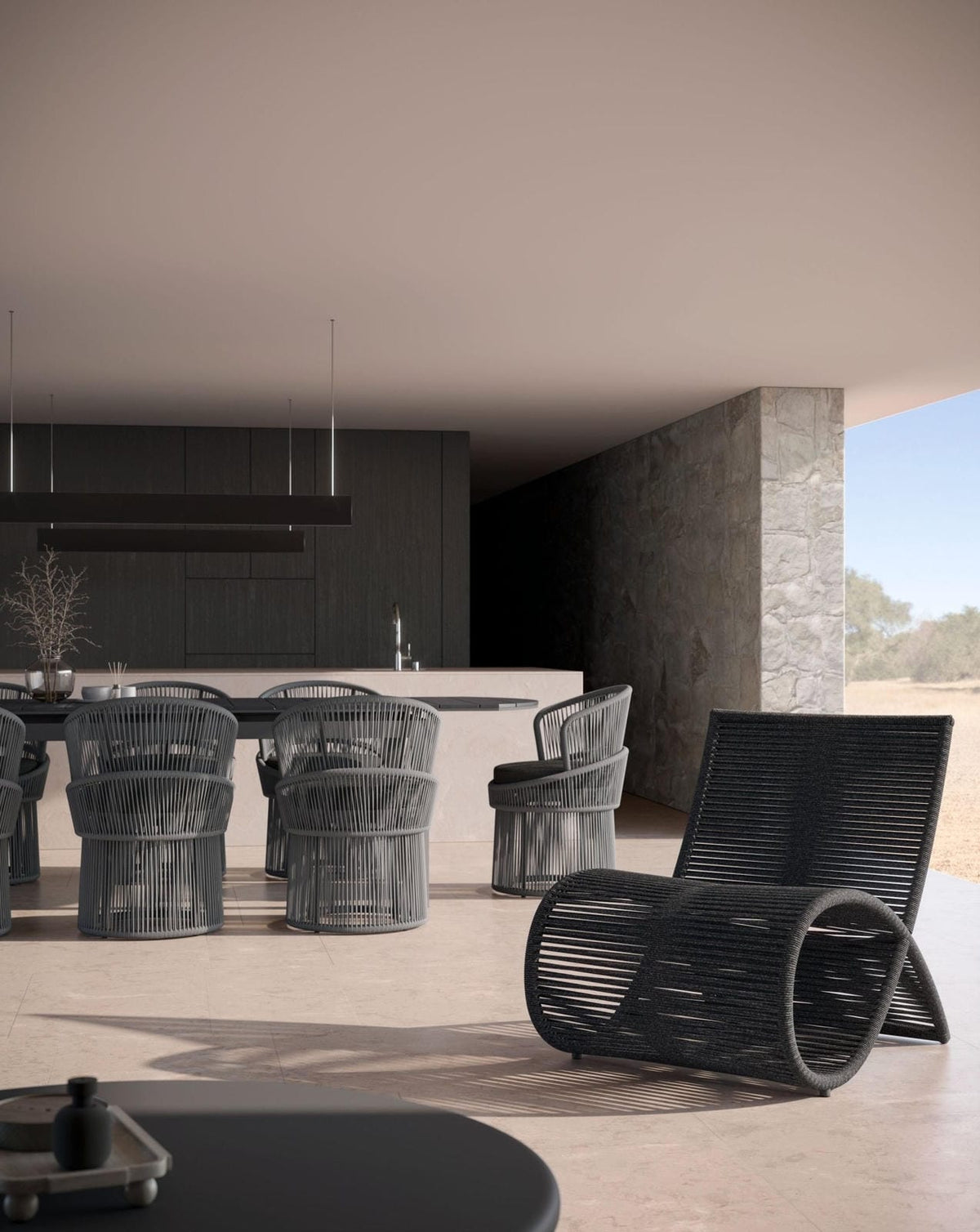 Wave | Club Chair (QTY 2) - Pebble Club Chairs Azzurro Living