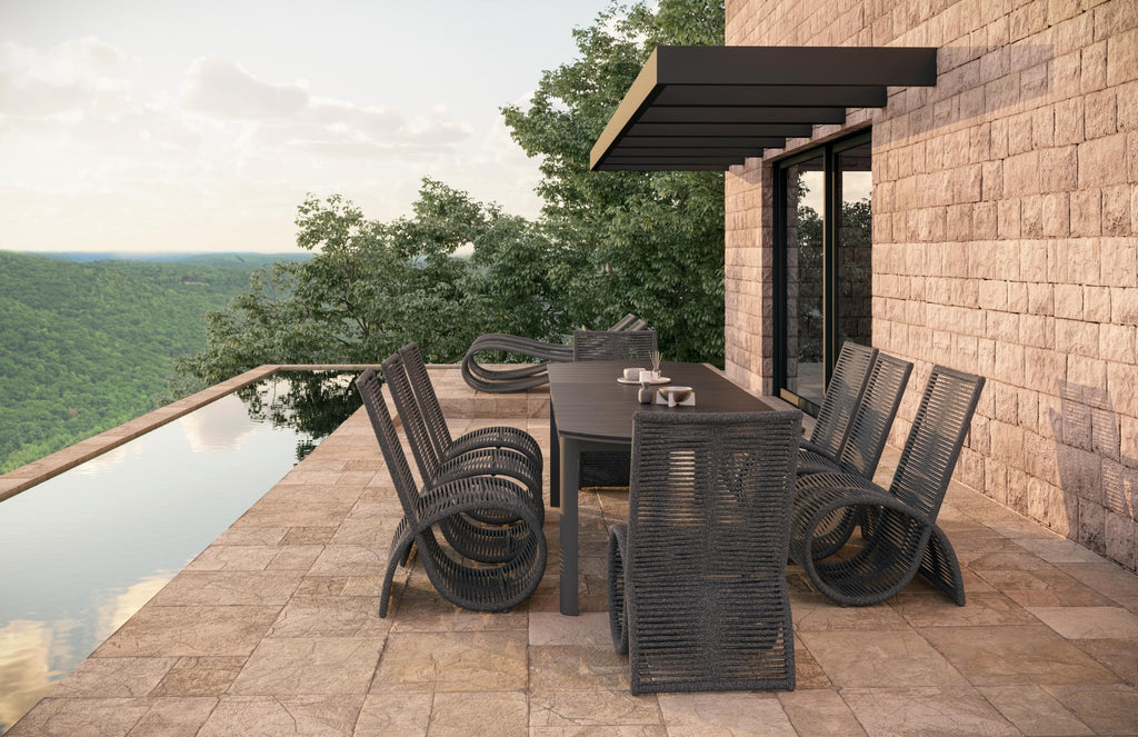 Wave | Dining Chair x2 - Pebble Dining Chairs Azzurro Living