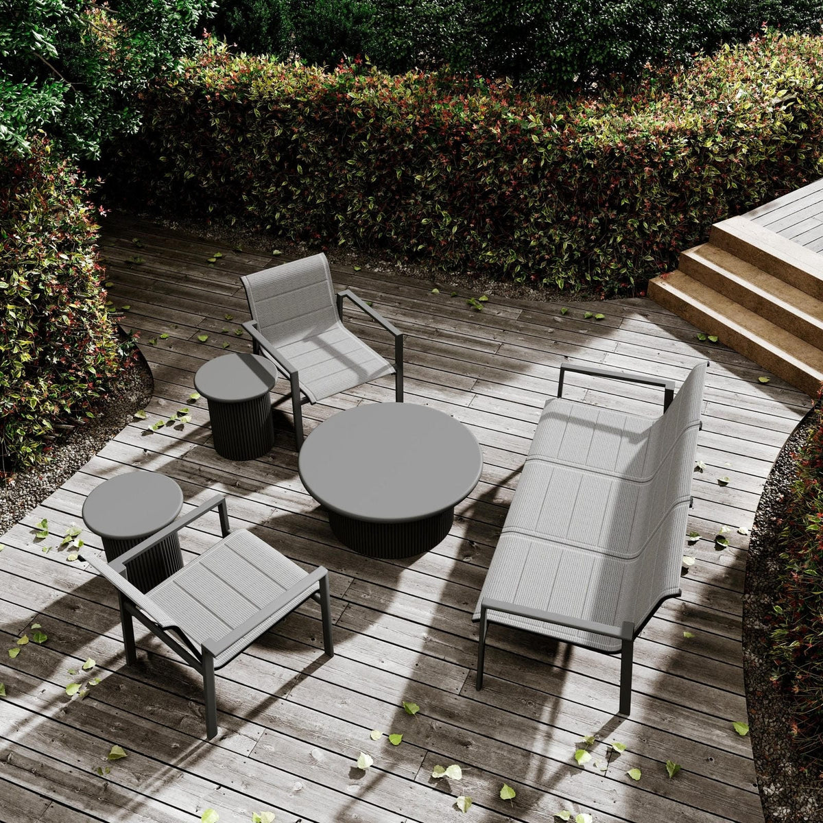 Amalfi | 3 Seat Sofa - Charcoal Sofas / Loveseats Azzurro Living
