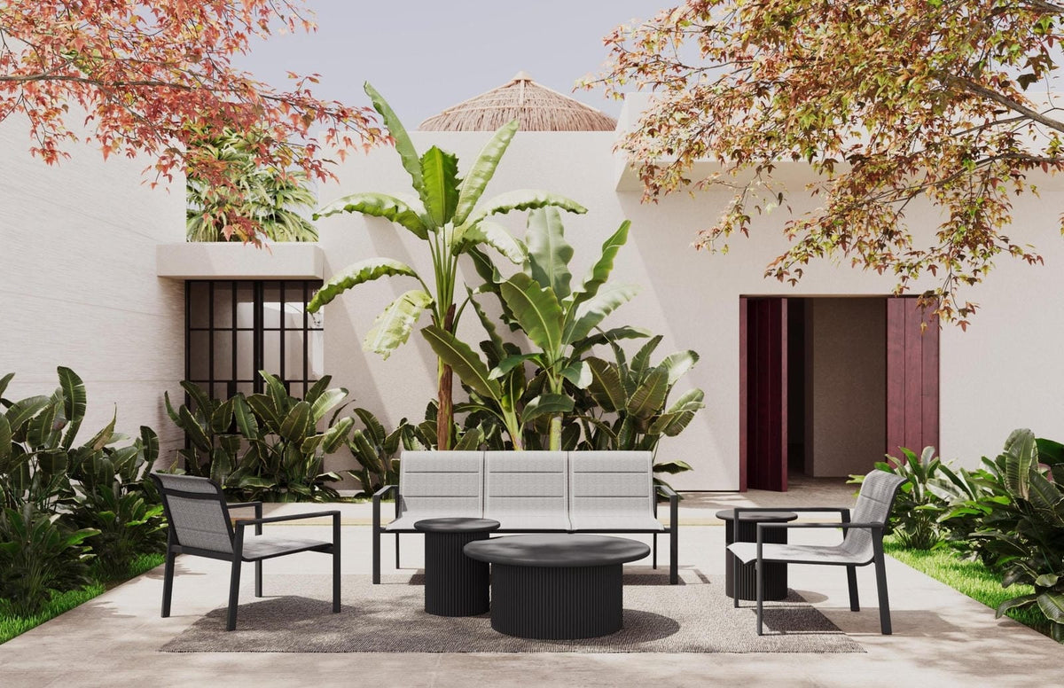 Amalfi | 3 Seat Sofa - Charcoal Sofas / Loveseats Azzurro Living