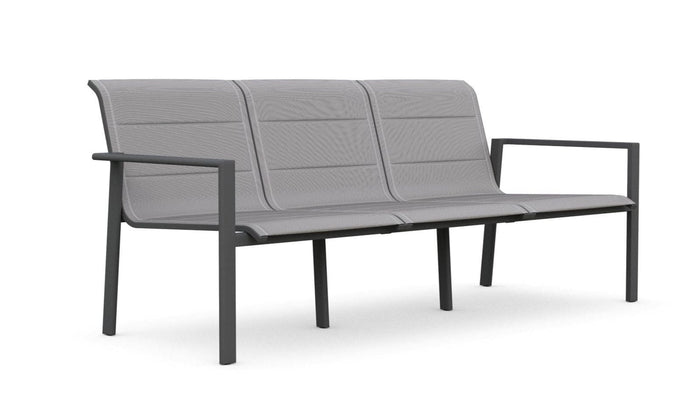 Amalfi | 3 Seat Sofa - Charcoal