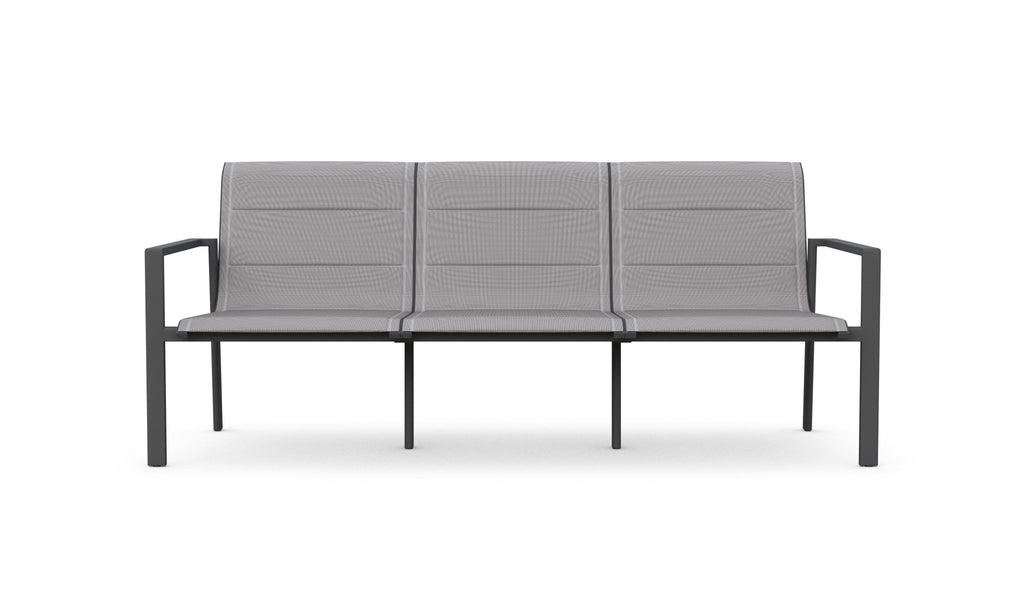 Amalfi | 3 Seat Sofa - Charcoal Sofas / Loveseats Azzurro Living