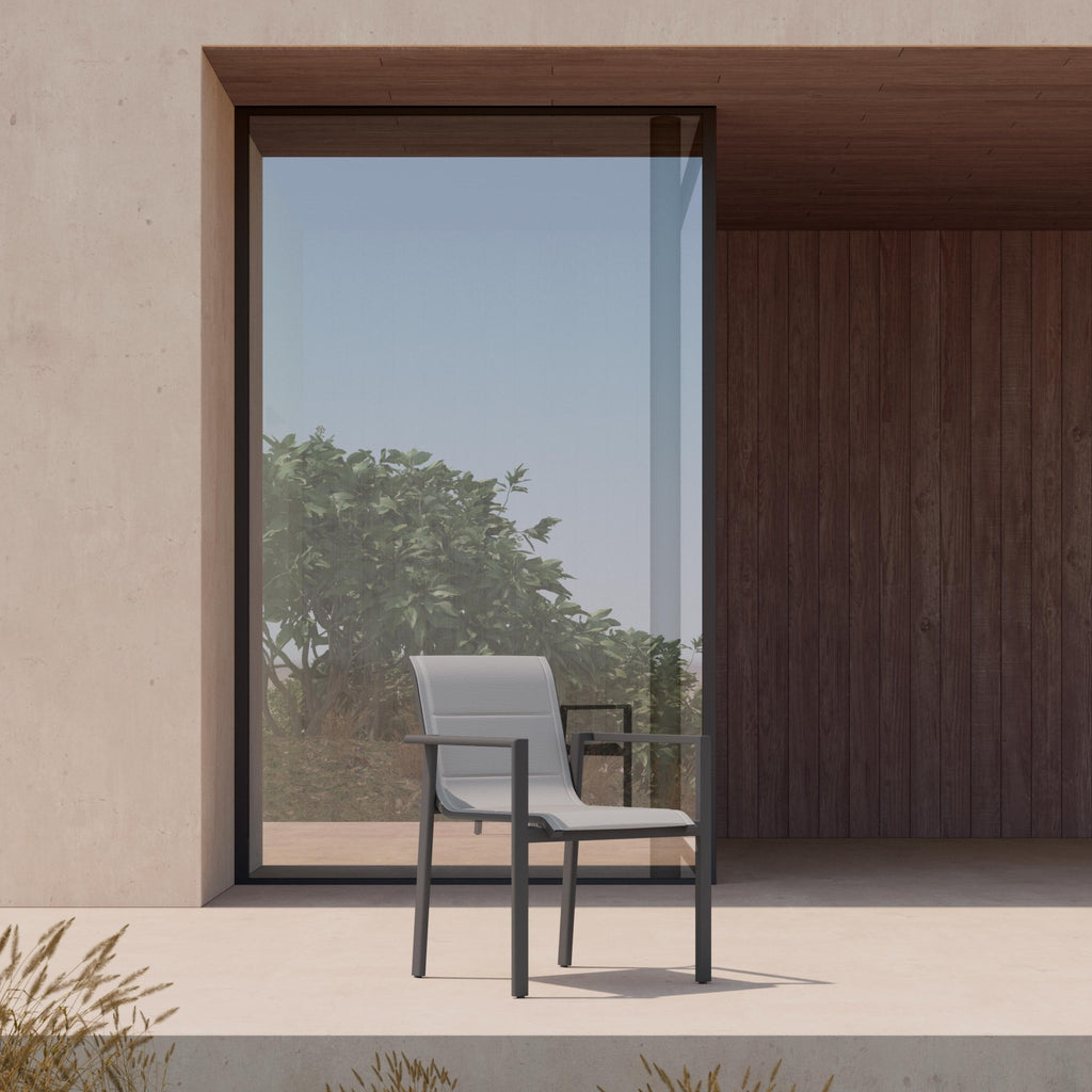 Amalfi | Dining Chair x4 - Charcoal Dining Chairs Azzurro Living