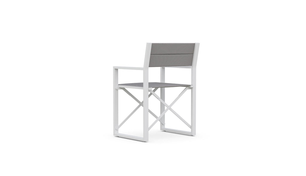 Amalfi | Directors Chair x4 - White Club Chairs Azzurro Living