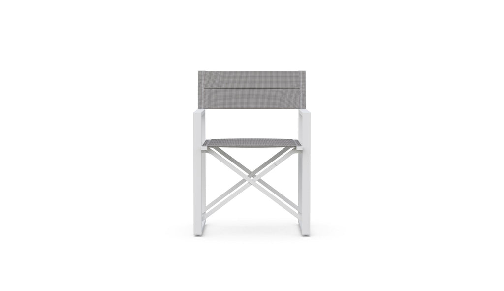Amalfi | Directors Chair x4 - White Club Chairs Azzurro Living