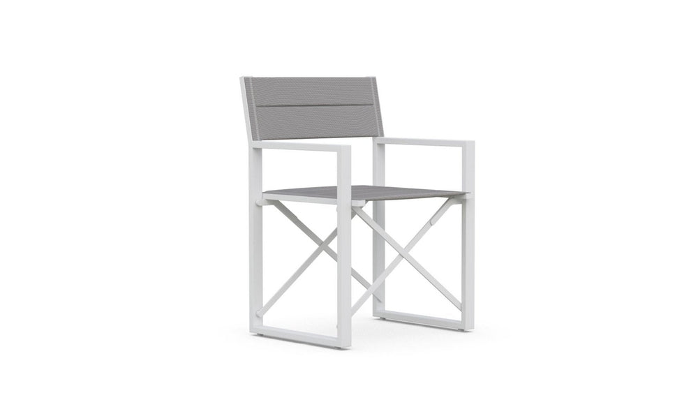 Amalfi | Directors Chair x4 - White Club Chairs Azzurro Living