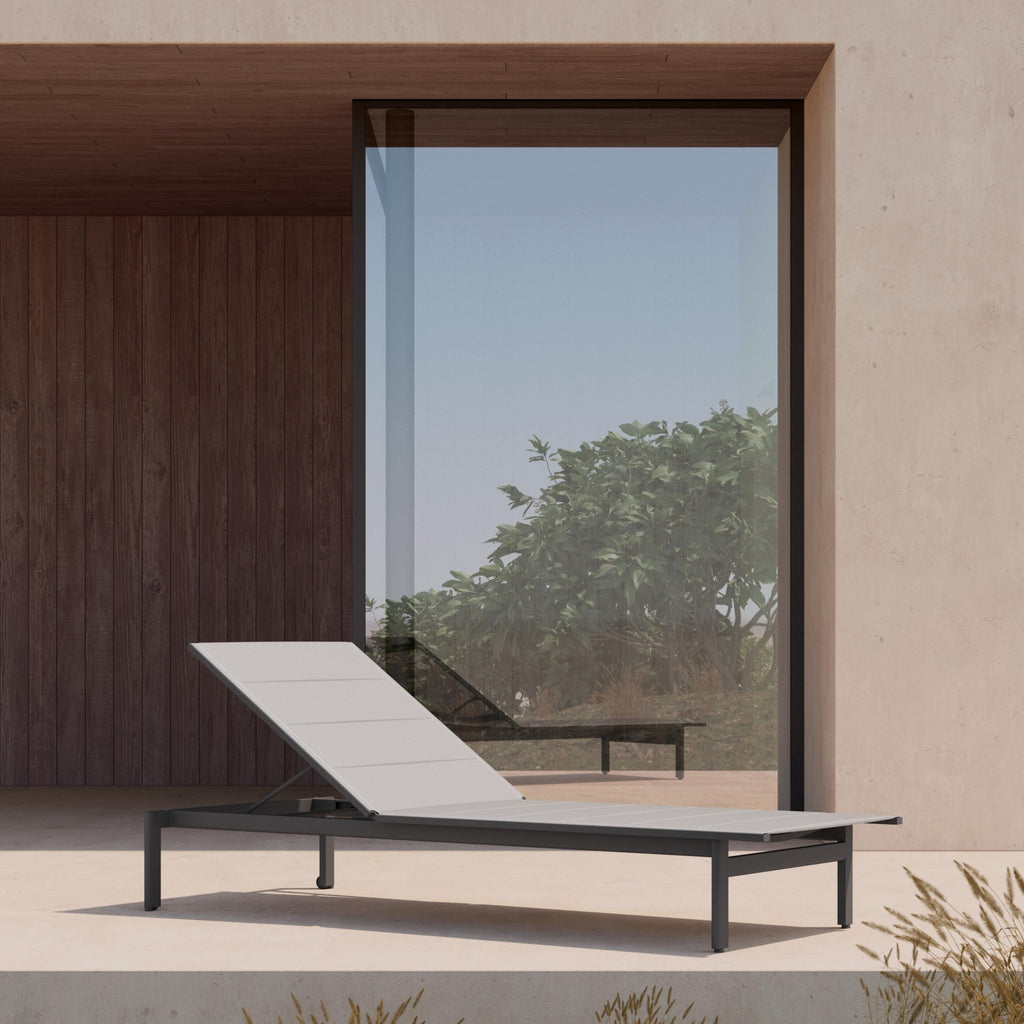 Amalfi | Chaise Lounge x2 - Charcoal Lounge Chairs Azzurro Living