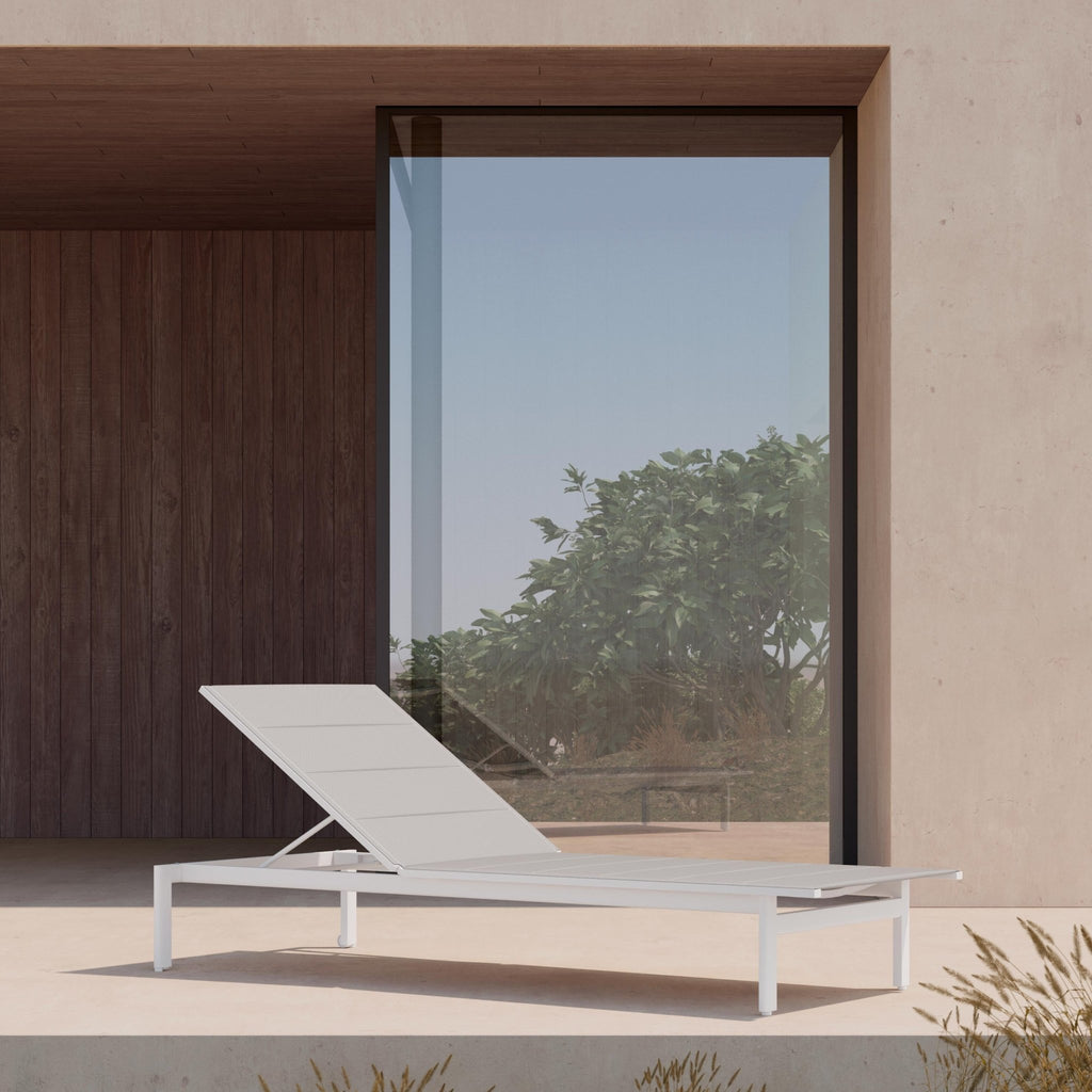 Amalfi | Chaise Lounge x2 - White Lounge Chairs Azzurro Living