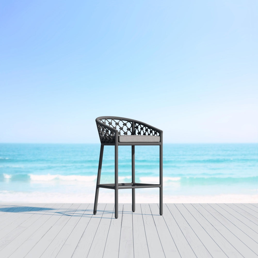 Amelia | Bar Stool - Ash Bar Stool Azzurro Living
