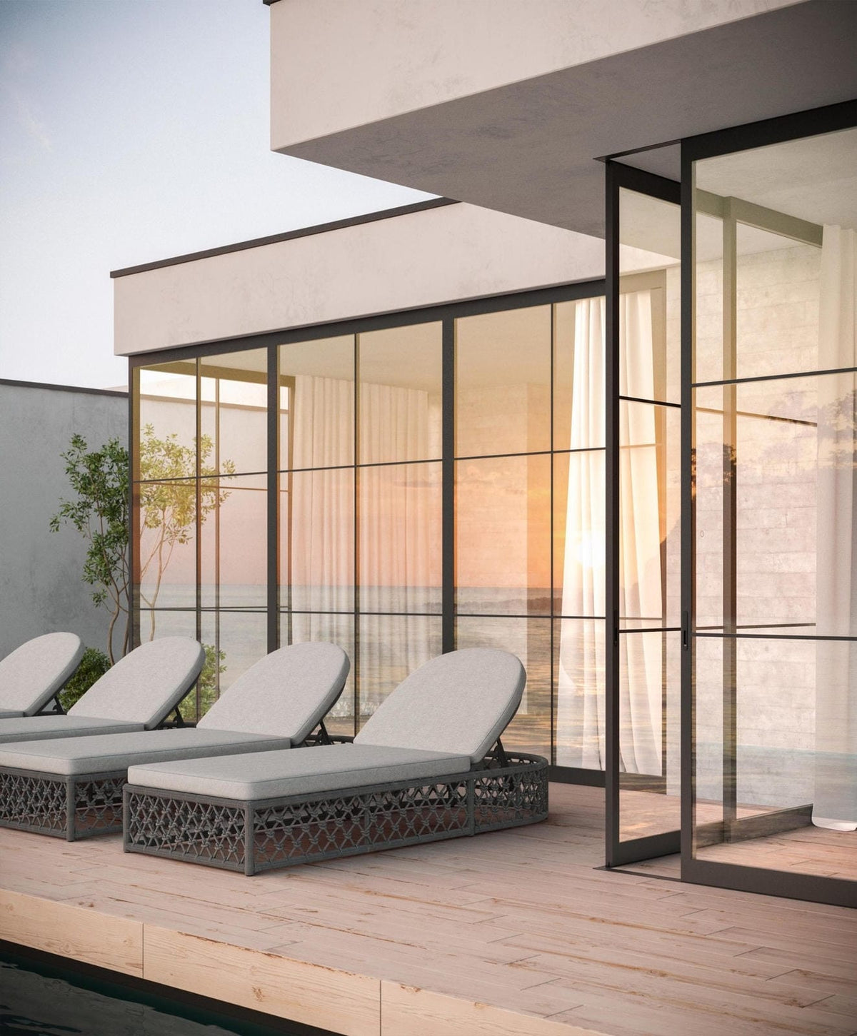 Amelia | Chaise Lounge - Ash Lounge Chairs Azzurro Living
