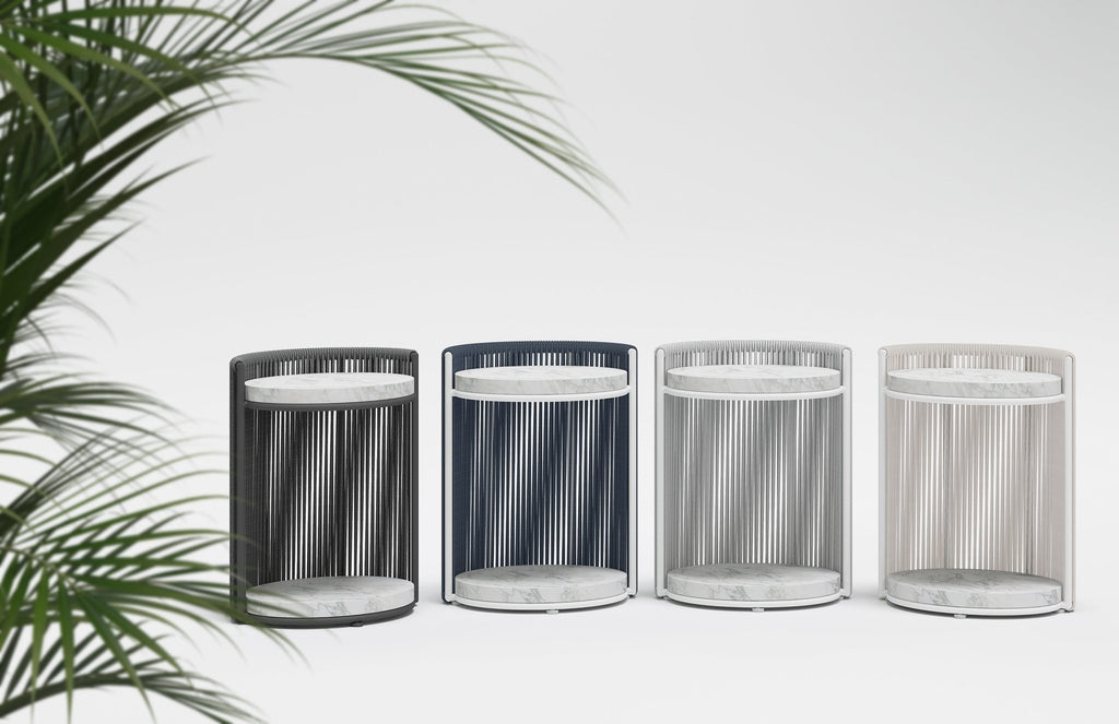 Brighton | SideTable - Deep Royal. Marble Side Tables Azzurro Living