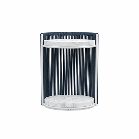 Brighton | SideTable - Deep Royal. Marble Side Tables Azzurro Living