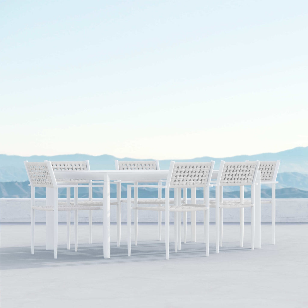 Naples | Dining Chair x2 - White Dining Azzurro Living
