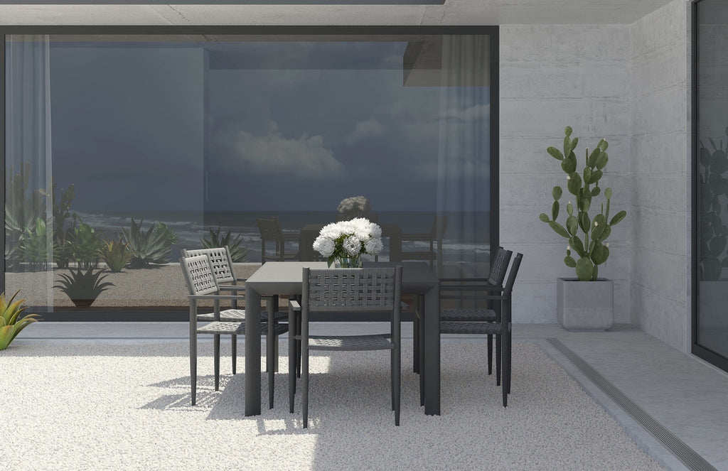 Naples | Dining Chair x4 - Lava Gray Dining Chairs Azzurro Living