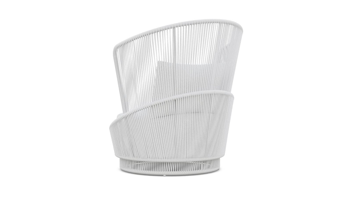 Palma | Swivel Club Chair - White Mist Club Chairs - Swivel Azzurro Living