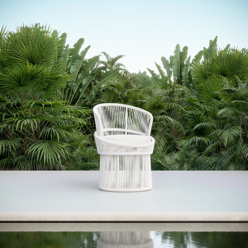 Palma | Dining Chair - Swivel - White Home & Garden Azzurro Living