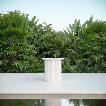 Palma | Side Table - White Home & Garden Azzurro Living