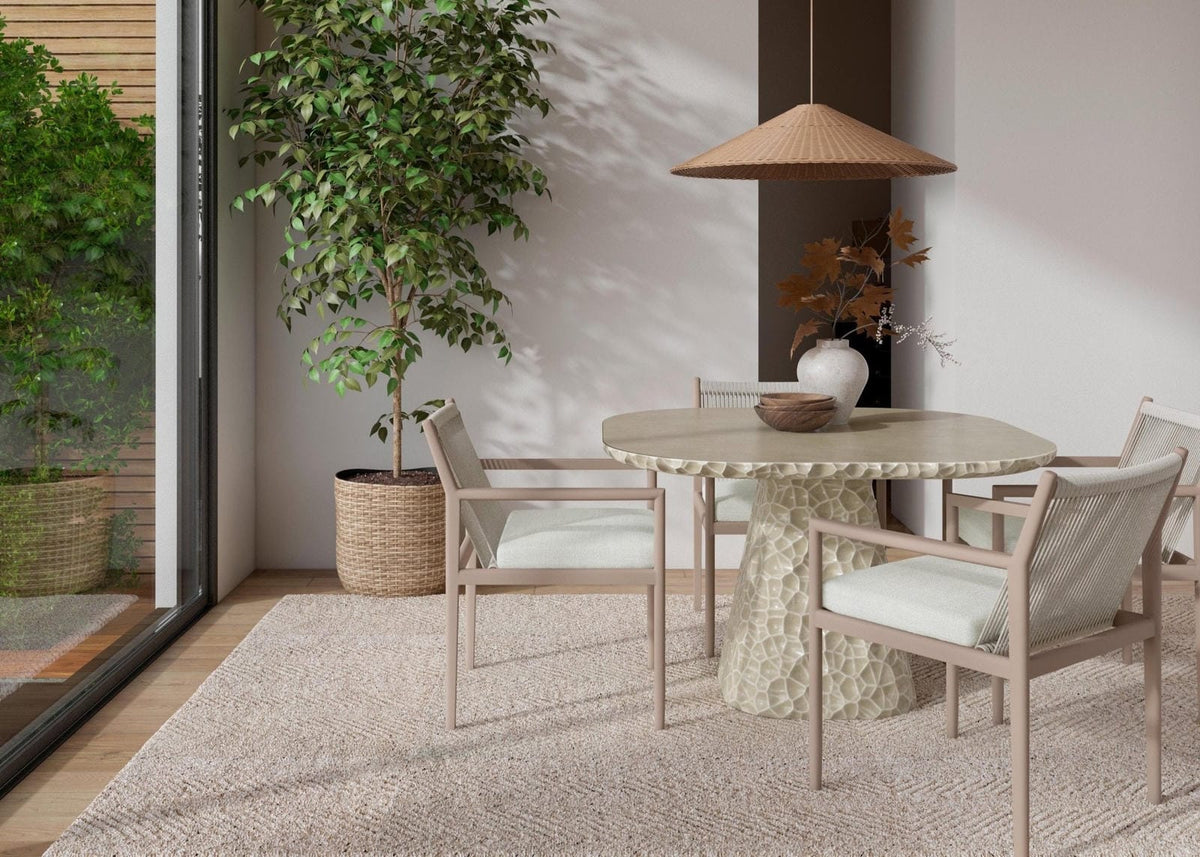 Panama | 48" Dining Table - Oat Dining Tables Azzurro Living