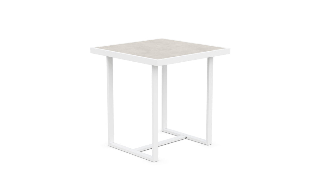 Pavia | 35" Counter Table - White Albarium Dekton Dining Azzurro Living