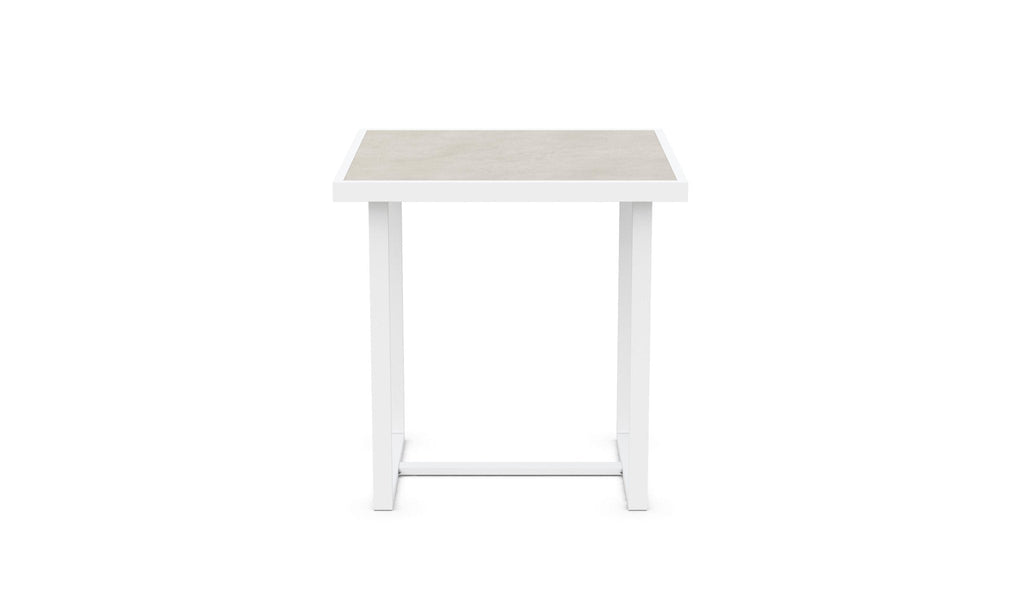 Pavia | 35" Counter Table - White Albarium Dekton Dining Azzurro Living