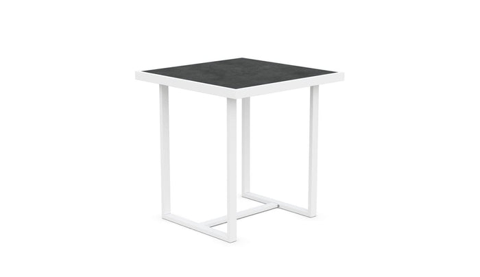 Pavia | 35" Counter Table - White - Dekton Top